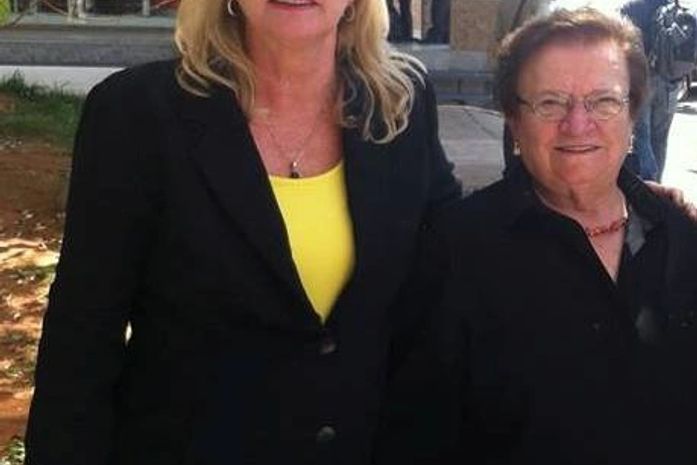 Katia Born com a deputada federal Luiza Erudina(PSB-SP)