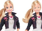 Imagem mostra como seria a boneca Barbie sem maquiagem