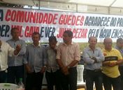 Palmeira: Povoado Guedes comemora chegada da água encanada