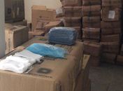 Carga de material hospitalar roubada em PE é apreendida no Sertão de Alagoas