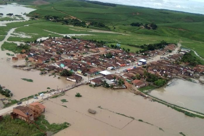 Enchente em Alagoas.