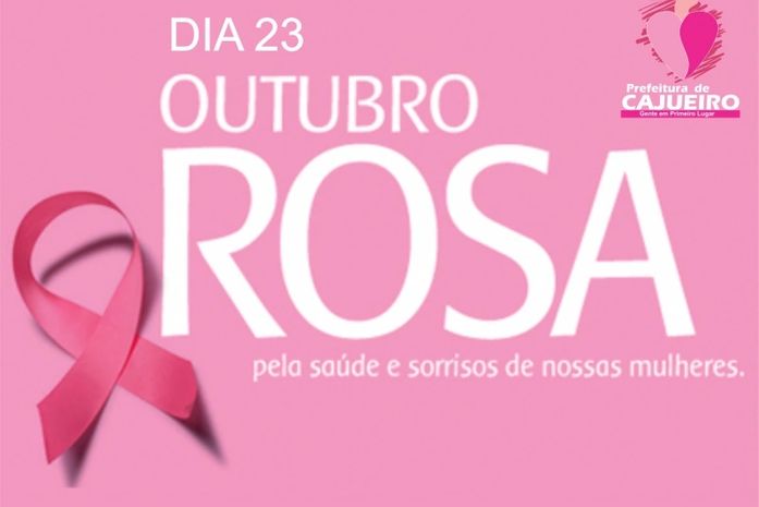 Outubro Rosa: Prefeitura de Cajueiro realiza ações nesta quarta-feira