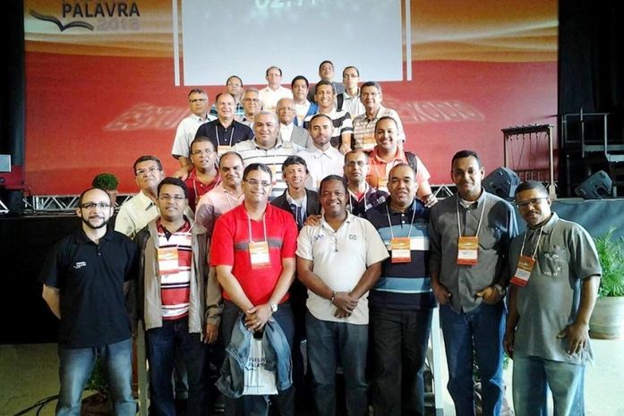 Comitiva de pastores e lideres batistas de Alagoas no Centro de Desenvolvimento da PIB Atibaia