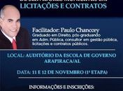 Servidores municipais participam de capacitação em licitações e contratos