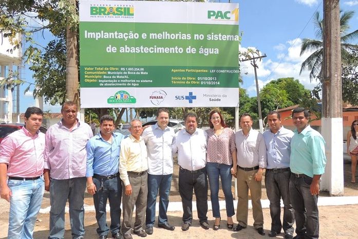 55 anos de Boca da Mata comemorado com várias obras realizadas pelo Prefeito Gustavo Feijó