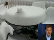 Repórter critica fotos de neve 'sem graça' enviadas por telespectadores