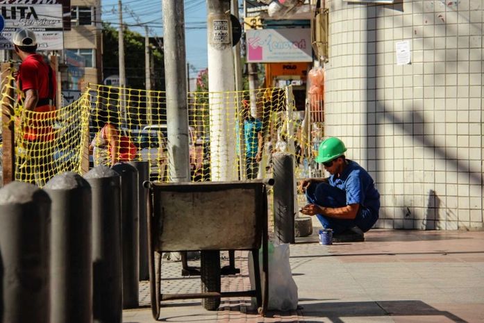 Obras no Centro