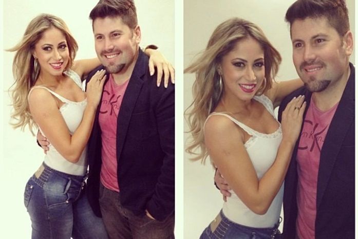 Namorado de ex-panicat Carol Narizinho: 'Sou responsável por 20% do seu corpo'