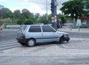 Veículo foi abandonado