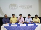 Prefeito e secretários anunciaram programação