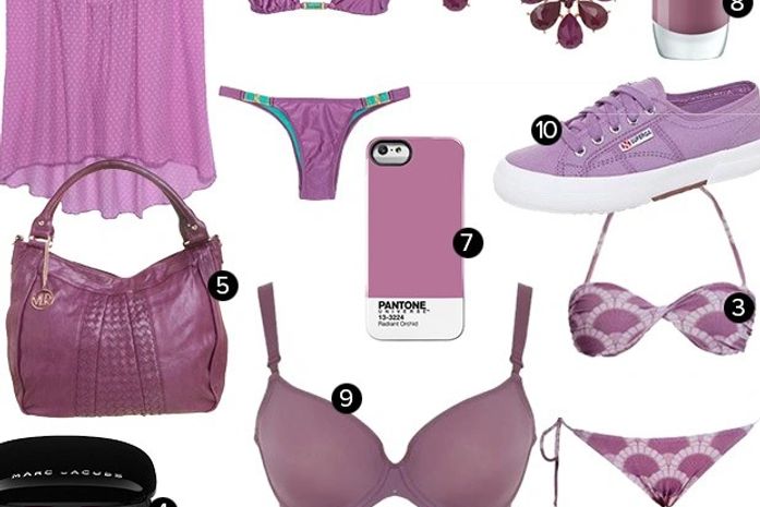 A cor de 2014 é... 'Orquídea radiante'! Veja dez opções de produtos no tom