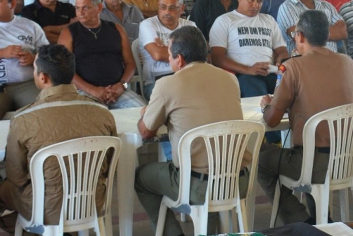 Militares se reuniram em assembleia
