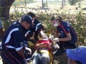 Colisão entre motos deixa três feridos em Inhapi