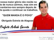 De volta ao cargo, prefeito faz comemoração em rede social