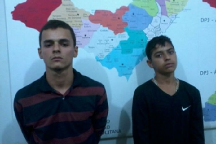 Acusados de homicídio são presos minutos depois do crime