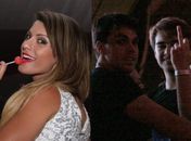 Bafão! Babi Rossi é barrada em camarote de Olin, provoca com pirulito e vê sinal feio