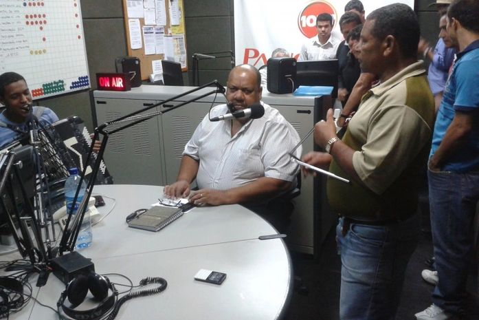 "Pedão" força e vontade para divulgar sua cidade