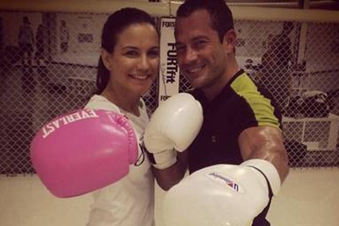 Assumiu! Lutadora Kyra Gracie é nova namorada do ator Malvino Salvador