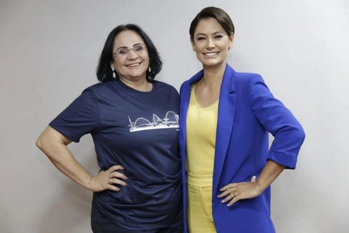 Damares Alves e Michelle Bolsonaro