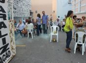 Servidores da ALE durante vigília