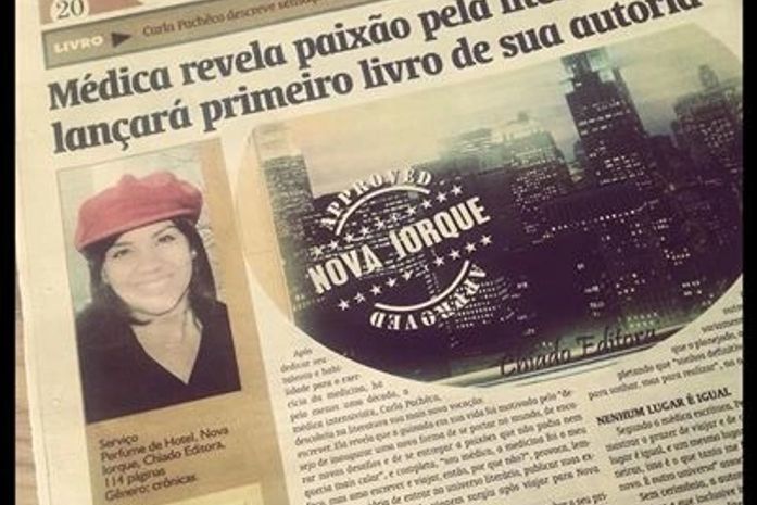 Médica revela paixão pela literatura e lança primeiro livro de sua autoria
