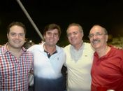 Renan Filho, prefeito Marcius, senador Renan e vice-prefeito Ronaldo Lopes