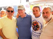 Renan com prefeito Jorge Dantas na festa do Bom Jesus em Pão de Açúcar