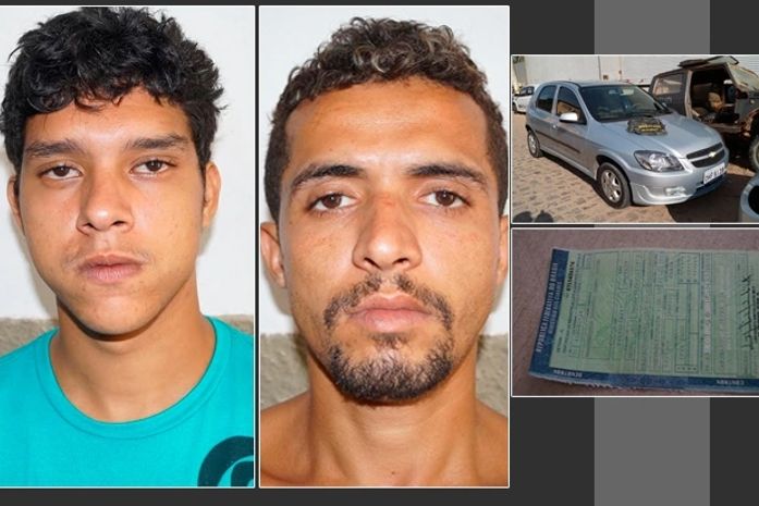 Dupla é presa com carro clonado e documento falso