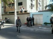 Policiais da Força Nacional estiveram no local 