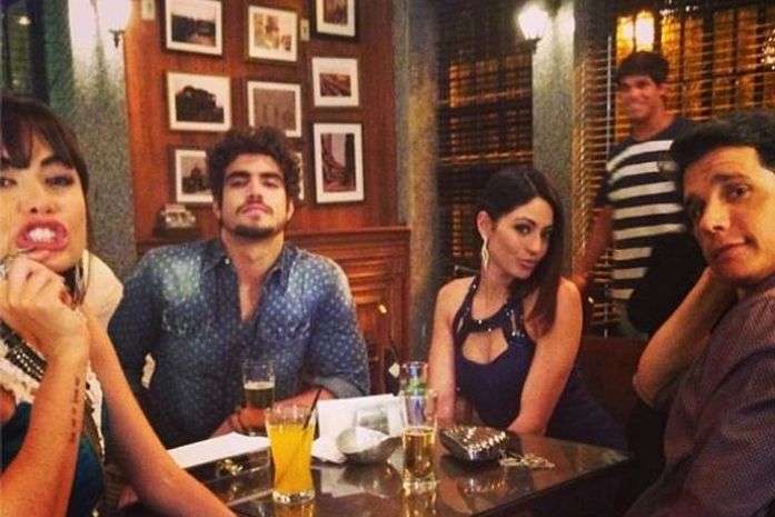 Márcio Garcia posta foto com elenco nos bastidores de 'Amor à Vida'