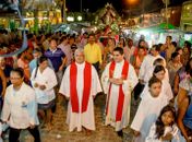Procissão marca encerramento das  festividades de São Sebastião em Limoeiro