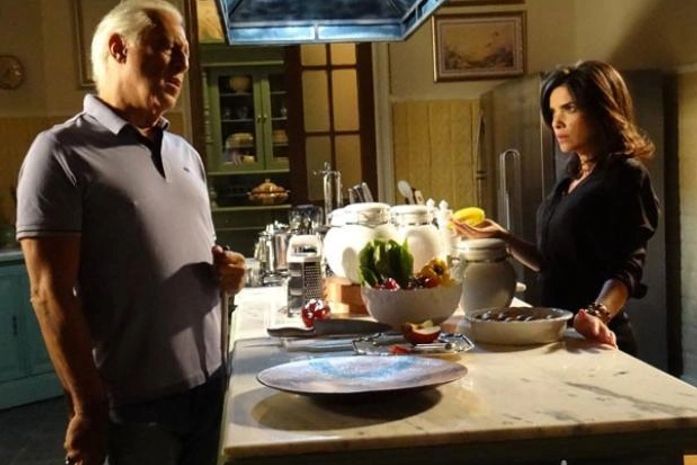 César puxa faca ao ouvir Aline e Ninho conversando