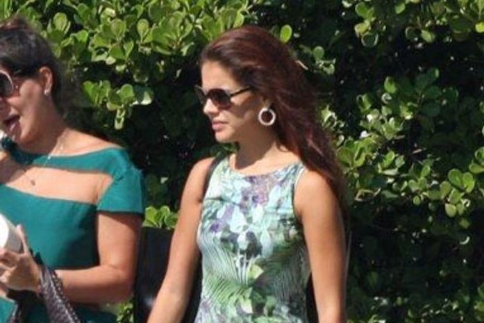 Paloma Bernardi e David Brazil fazem passeio de helicóptero juntos