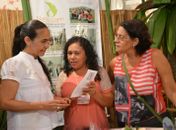 Heloísa Helena (Psol-Maceió) também esteve visitando os estandes na 8ª Feira de Negócios dos Municípios Alagoanos