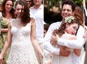 'Amor à Vida': de vestido de renda, Linda se casa com Rafael