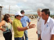 Prefeito Lula Cabeleira visita obras de construção da Prefeitura de Delmiro Gouveia 