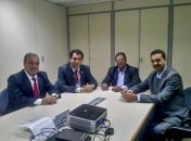 Prefeito Marlan discute em Brasília melhorias para a segurança em Limoeiro