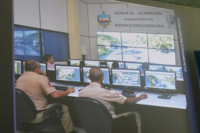 Sala de videomonitoramento