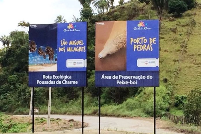 Sinalização Região Costa dos Corais