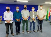 Deputado Galba Novaes prestigia lançamento de programa que vai garantir água e saneamento para os municípios