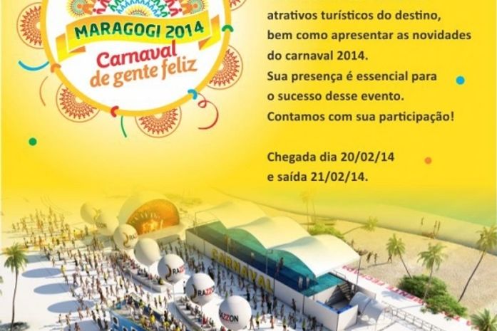 Press Trip divulgará atrativos turísticos durante o Carnaval de Maragogi