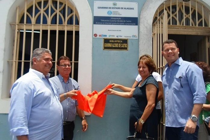 Prefeito George Clemente inaugura Telecentro na comemoração de 30 anos da Casa de Cultura