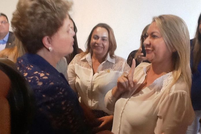 Prefeita de Major Izidoro pede melhorias para a presidente Dilma