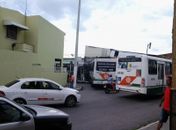 Colisão entre ônibus deixa trânsito lento no bairro da Ponta Grossa