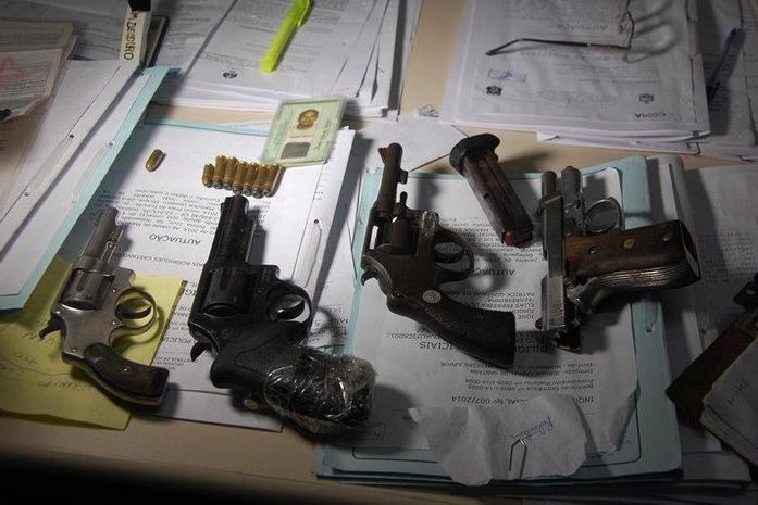 Armas apreendidas