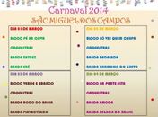 Prefeitura de São Miguel dos Campos divulga programação do Carnaval 2014