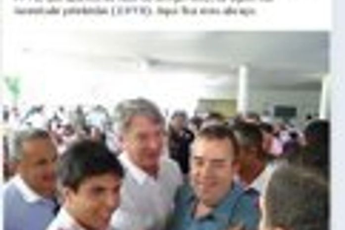 Senador Collor externa apoio ao empresário Ferreira Hora