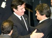Collor e Roberto Jeferson velhos amigos do tempo quando o senador foi Presidente da República