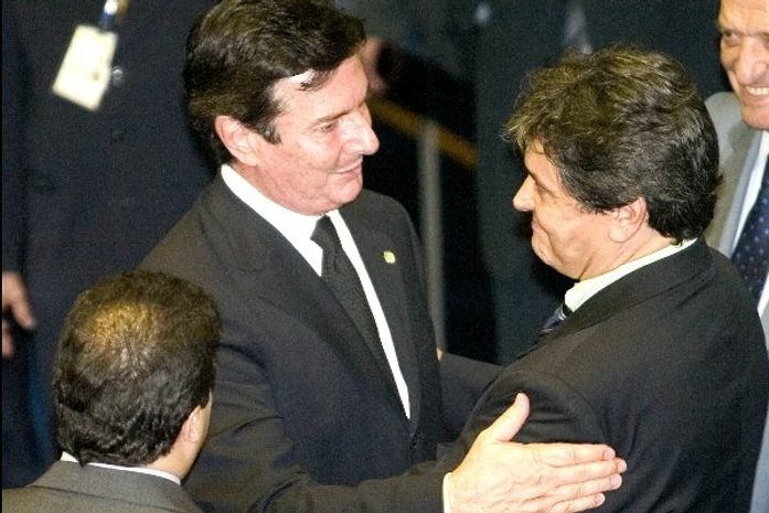Collor e Roberto Jeferson velhos amigos do tempo quando o senador foi Presidente da República