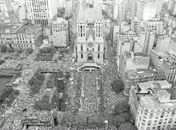 Comício na Praça da Sé